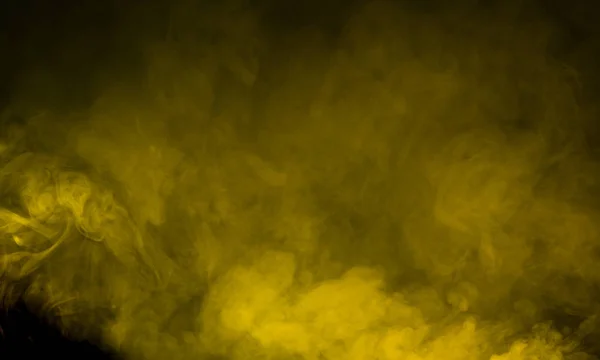 Yellow Smoky Background — Stock Photo, Image