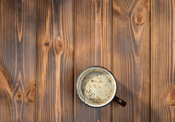 Caffè fresco sul tavolo — Foto Stock