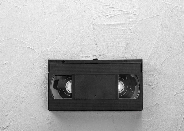 白い背景のビデオ カセット — ストック写真