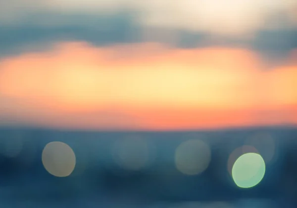 Fondo borroso con cielo y luces — Foto de Stock