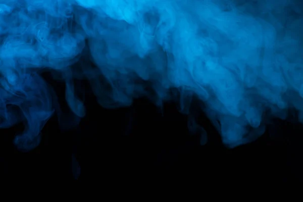 Modrý kouř textura — Stock fotografie