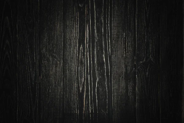 Ciemnym Tle Drewnianych Blat — Zdjęcie stockowe