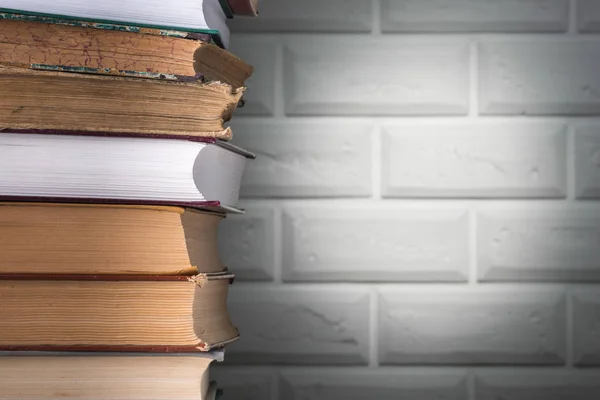 Stack Books Close Education Concept — Stock Photo, Image