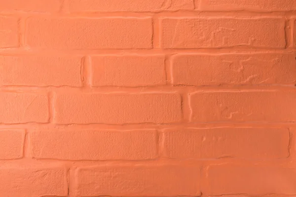 Textura Ladrillo Naranja Pared Primer Plano — Foto de Stock