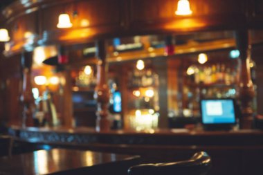 Bar - arka plan bulanıklık. iç