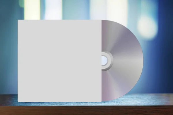 CD sobre la mesa - primer plano —  Fotos de Stock