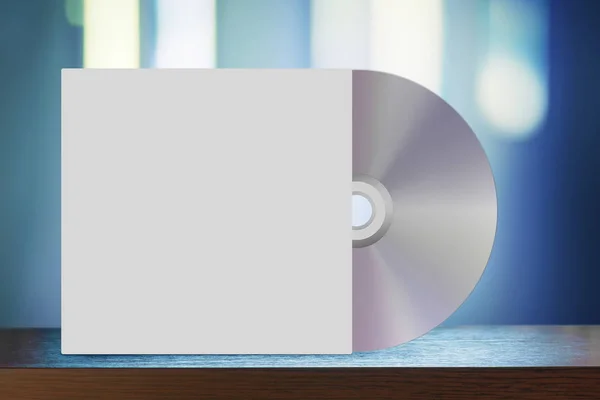 CD auf dem Tisch - Nahaufnahme — Stockfoto