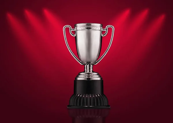 Close-up sports cup in spotlight — Stock Photo, Image