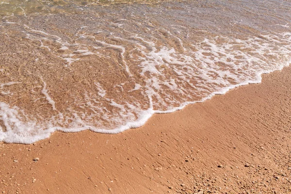 ビーチの海の波 クローズアップ — ストック写真