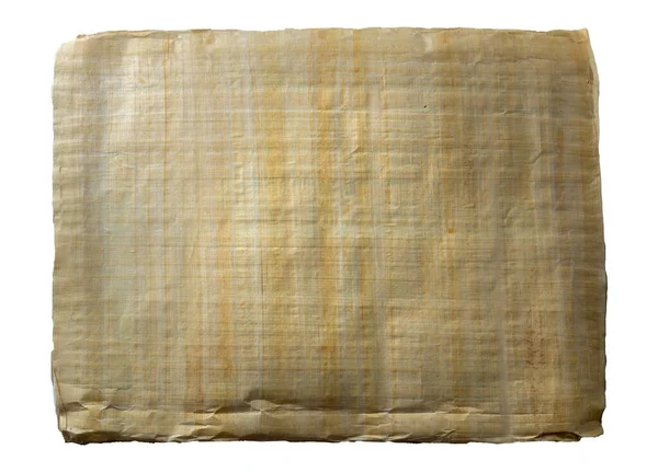 Papyrus Blad Isolerad Bakgrund — Stockfoto