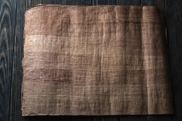 Siyah Masa Üstü Görünümlü Papirüs — Stok fotoğraf