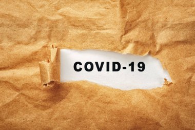 Yazıt COVID - Kağıt üzerinde 19.