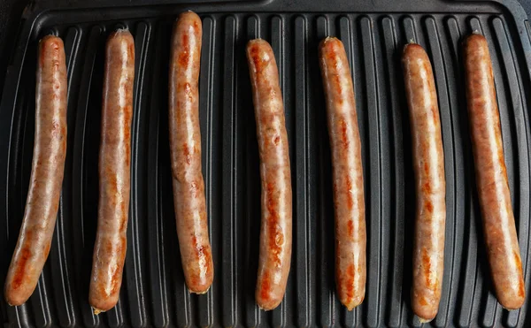 Fresh Grilled Sausages - Top View
