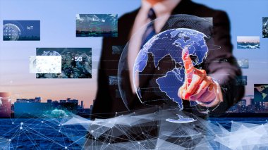 Farklı diyagram çizimleri olan iş bilgisi grafikleri. Veri görselleştirme ögeleri, pazarlama grafikleri ve grafikleri.