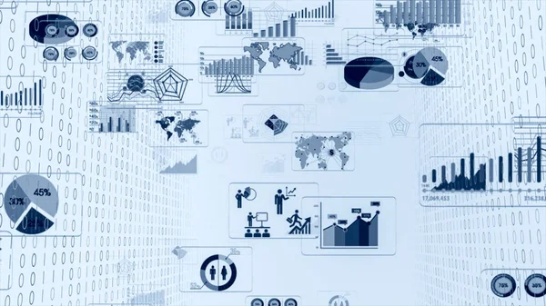 Infográficos Negócios Com Diferentes Ilustrações Diagrama Elementos Visualização Dados Gráficos — Fotografia de Stock