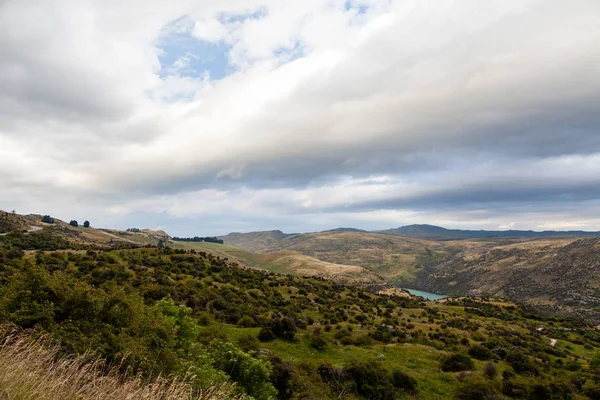 Yeni Zelanda Gün Batımından Önce Manzara — Stok fotoğraf