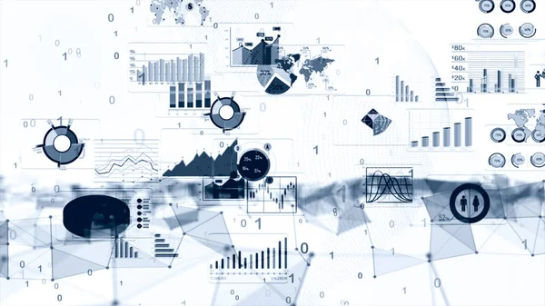 Conjunto Infografías Negocios Con Ilustración Diagrama Diferente Elementos Visualización Datos —  Fotos de Stock