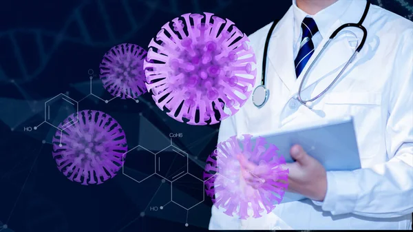 Grafieken Van Beurscrash Veroorzaakt Door Het Coronavirus — Stockfoto