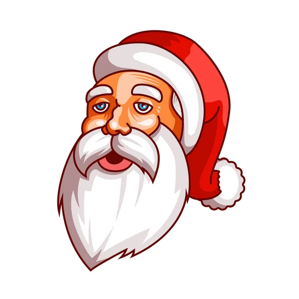 Santa Claus emociones. Parte del juego de navidad. Cansado, cansado. Listo para imprimir . — Archivo Imágenes Vectoriales