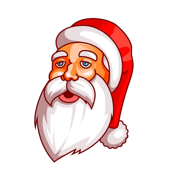 Santa Claus emociones. Parte del juego de navidad. Cansado, cansado. Listo para imprimir . — Archivo Imágenes Vectoriales