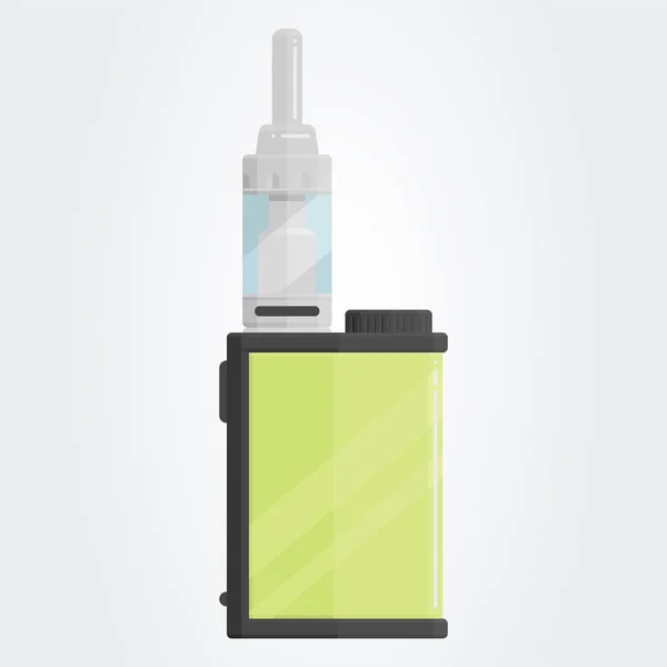 Renkli düz vaping aygıt. Büyük kümesi.
