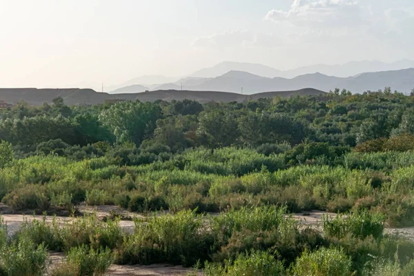 Uitzicht op het bergachtige gebied van de Atlas in Marokko. — Stockfoto