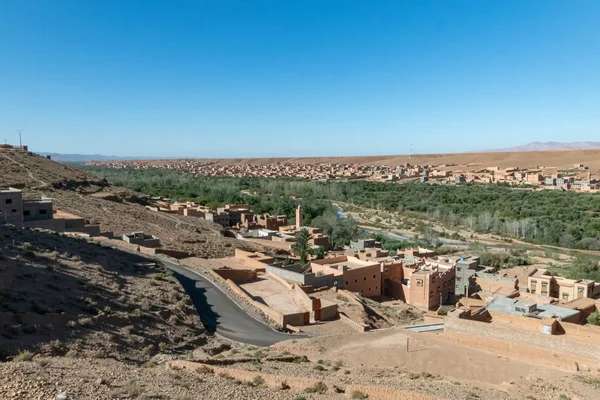 Pohled na Boumalne Dades v provincii Tinghir. Maroko. — Stock fotografie