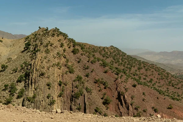 Arid Landskap Den Höga Atlasen Marocko — Stockfoto