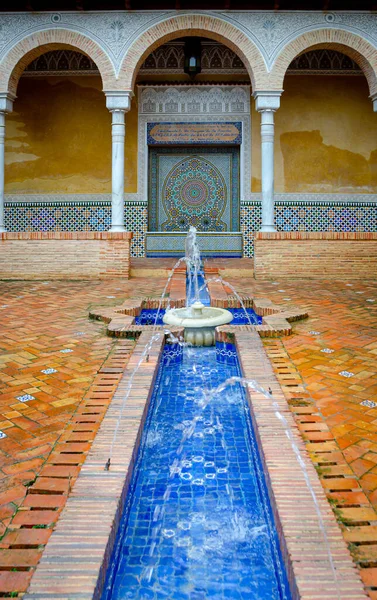 Fountain Palace Counts Cervellon Anna 발렌시아 스페인 — 스톡 사진
