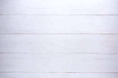 Beyaz boyalı yatay tahtalar, ahşap zemin