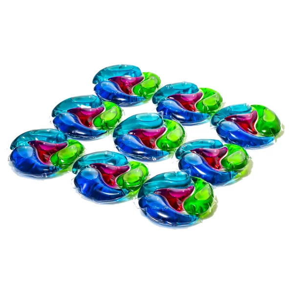 Çamaşır makinesi için jel kapsülü.