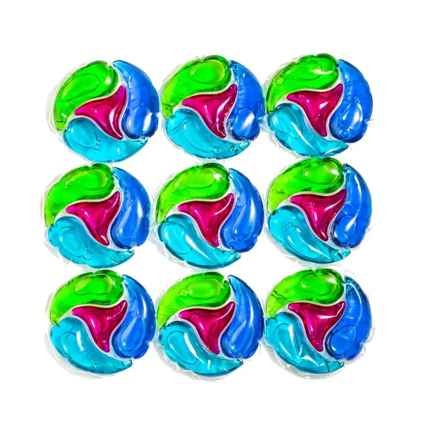 Çamaşır makinesi için jel kapsülü.