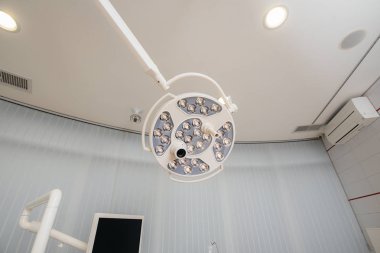 Tıbbi lamba yakın plan.