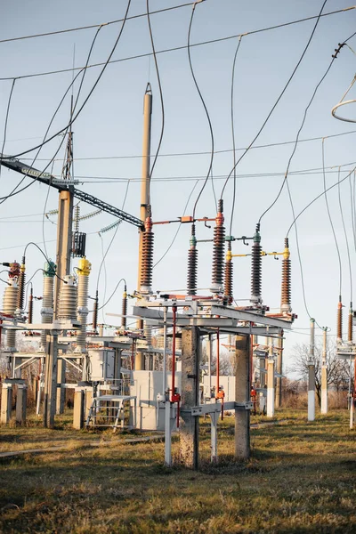 Electrical substation equipment. Transformers, disconnectors. Power engineering
