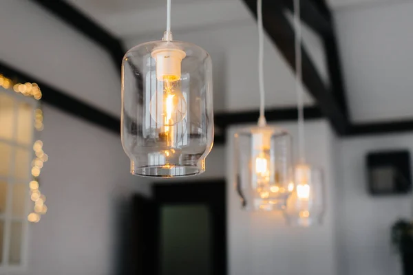 Beautiful Modern Lamp Kitchen — Stock Photo, Image