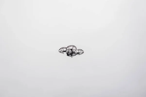 Felkészülés Kavicsos Drón Tesztelésére Repülésére Testreszabás — Stock Fotó