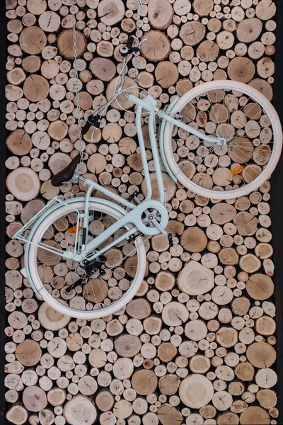 Falon Súlya Egy Gyönyörű Kerékpár Háttér Képernyőkímélő Szabadság — Stock Fotó