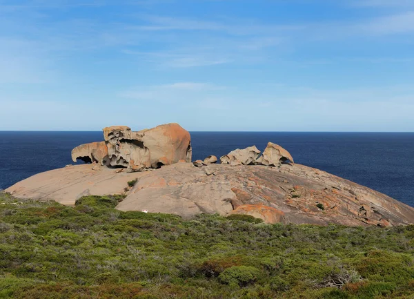 Vista Para Rochas Notáveis Kangaroo Island Austrália — Fotografia de Stock