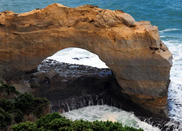 Arch Rock Formation Great Ocean Road Victoria Australia — Stock fotografie