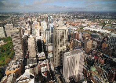 View From Skytower To Downtown Sydney NSW Australia