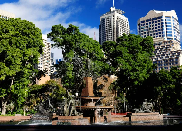 Archibald Fountain Hyde Park Sydney Nsw Austrália — Fotografia de Stock