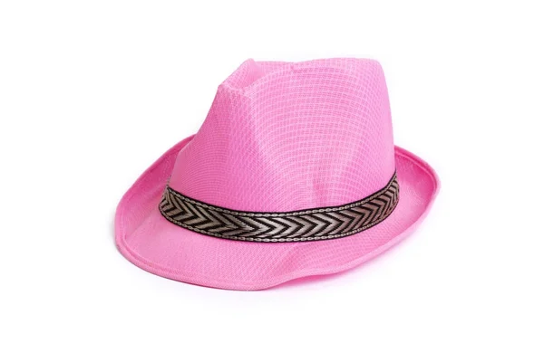 Cappello rosa casual semplice per protezione solare . — Foto Stock