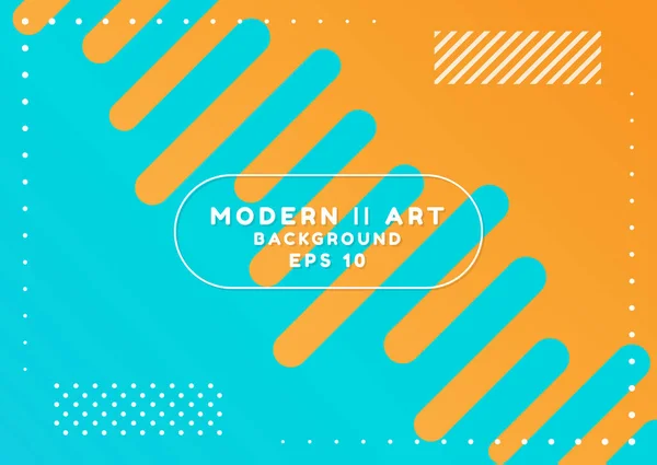 Modern sanat tasarımı şekil eğrisi arkaplan rengi parlak yarım ton — Stok Vektör