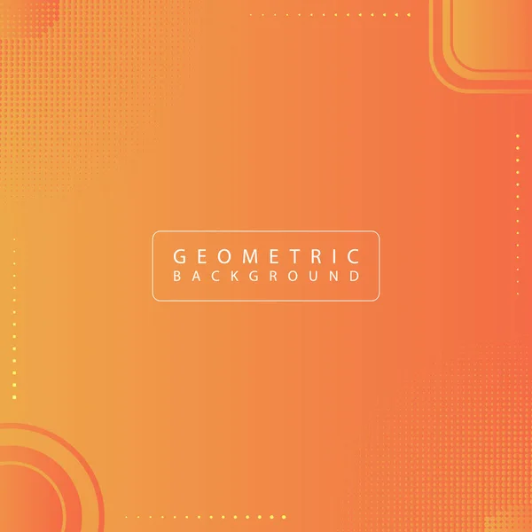 Banner geométrico moderno diseño de forma moderna estilo de arte medio tono — Vector de stock