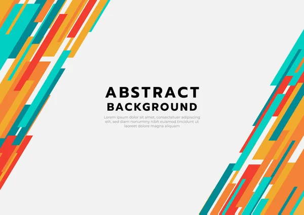 Design Moderne Abstrait Coloré Design Géométrique Avec Espace Pour Votre — Image vectorielle