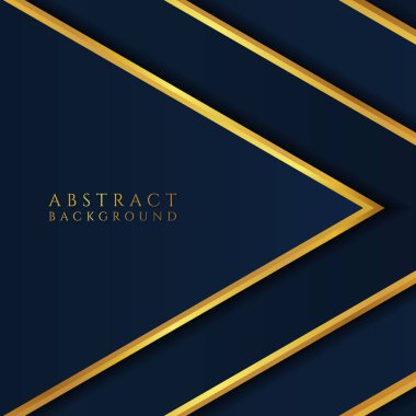 Soyut üçgen lüks arka plan altın rengi premium tasarımı. vektör illüstrasyonu.