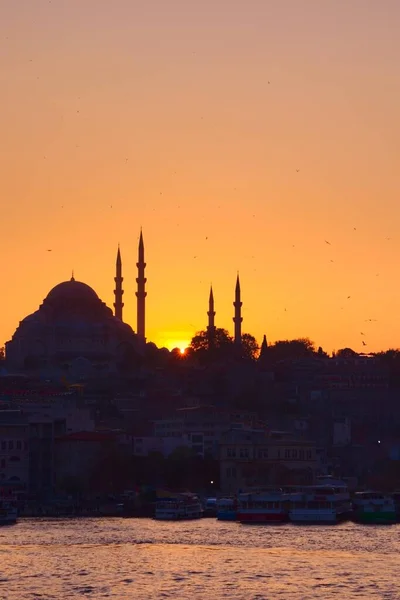 Hagia Sophia Attraction Touristique Importante Istanbul Turquie Silhouette Contre Ciel — Photo