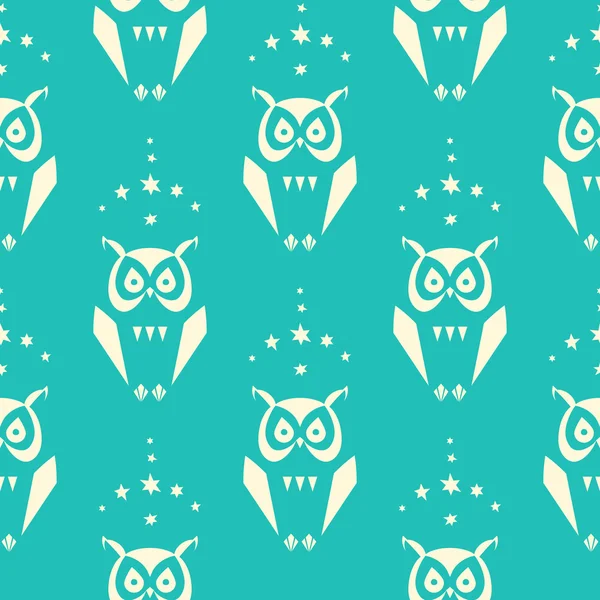 可爱的猫头鹰的设计 — 图库矢量图片