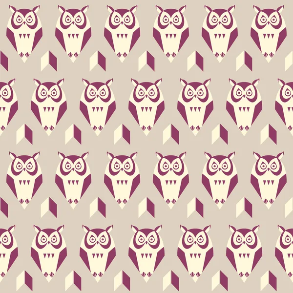 Design of cute owl set — ストックベクタ