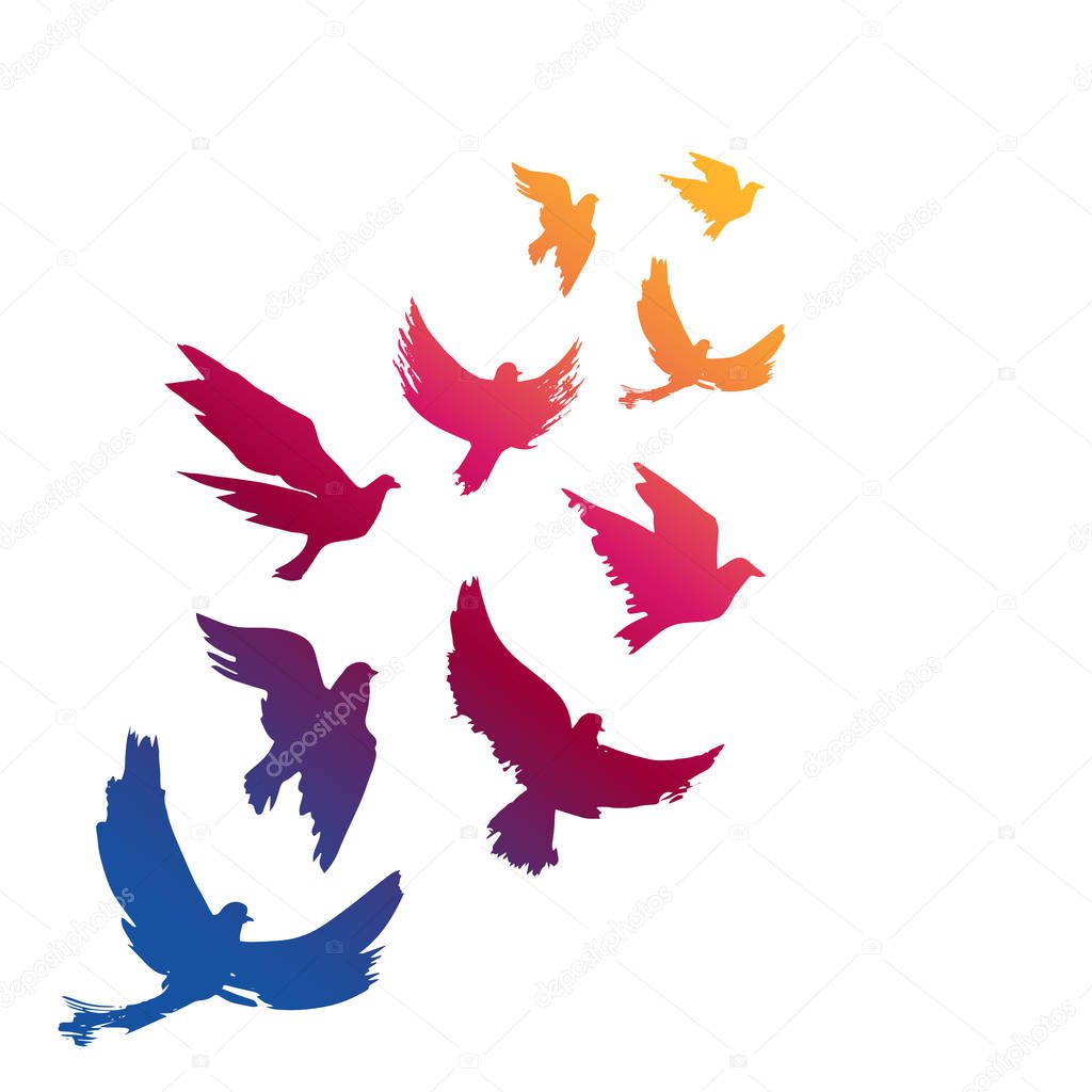あなたのためのディズニー画像 心に強く訴える飛ぶ 鳥 イラスト 正面